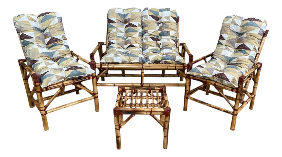 KIT 1 Namoradeira, 2 Cadeiras Completo Triangular + Brinde Exclusivo