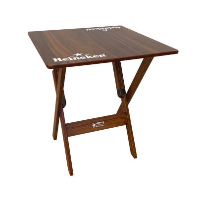 Conjunto Dobrável de madeira maciça, 4 Cadeiras - HEINEKEN IMBUIA